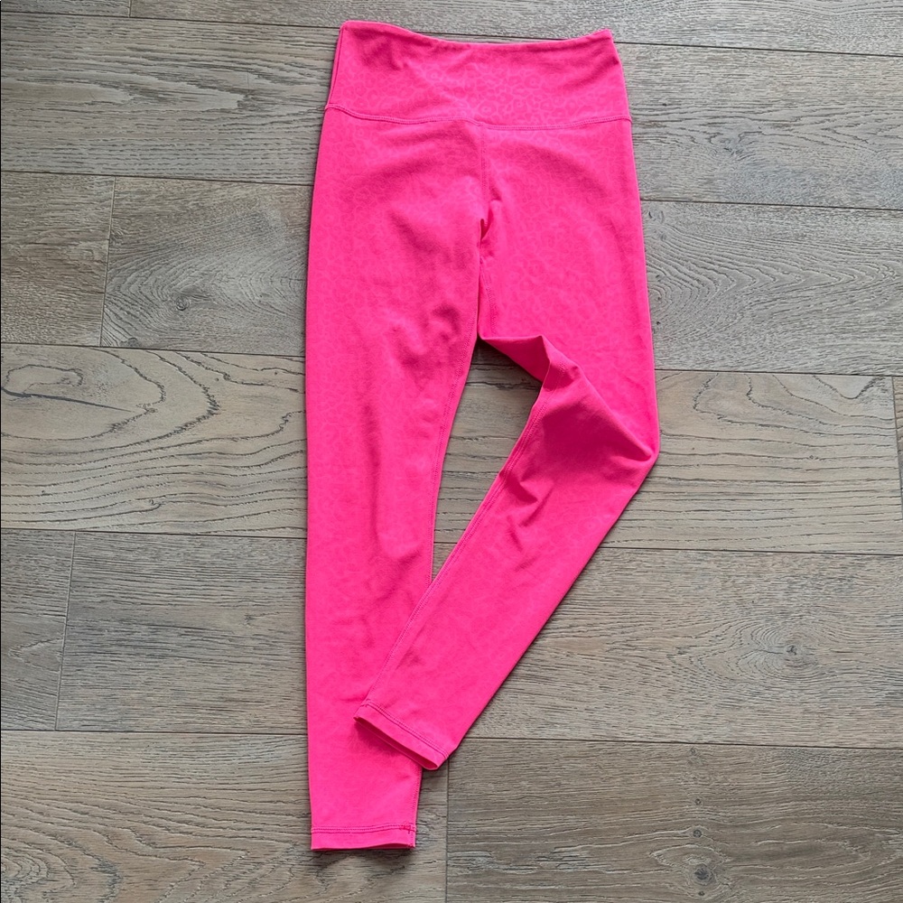 ZYIA Active Hot Pink Leopard Light N Tight  7/8 24" Leggings- 2 - Picture 2 of 12